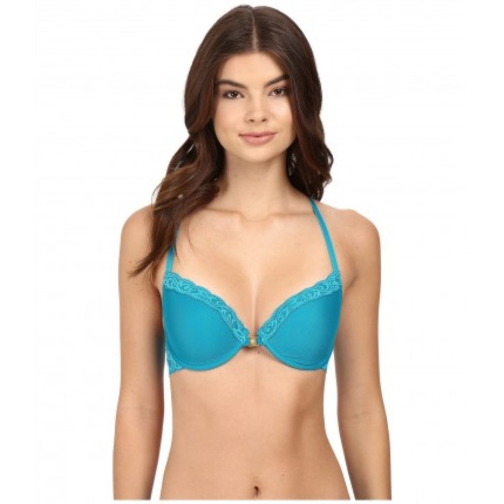 Natori | Feathers Front Close T-Back Bra | 32C